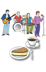Live Musik mit Kaffee und Kuchen
